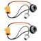 QHYXT 2Pcs Auto Glühbirne Sockel 1156 BA15S BAU15S P21W LED CANBUS PY21W CAR Canceller Decoder Lastwiderstand 12V 25W No Flackern,1056 Base