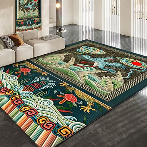 DJHWWD Cars Teppich Rug Wohnzimmer Couchtisch Matte Schlafzimmer Ethno-Stil Esstisch Esszimmer rutschfeste Farbe Baby Teppich 140X200cm
