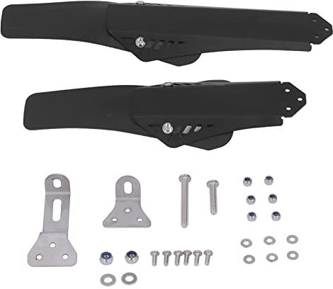 Yuecoom Faltrad Kotflügel, 2 STÜCKE Hinten Vorne Regenschutz Aluminiumlegierung Fahrrad Kotflügel Set für DAHon K3 P8 D5