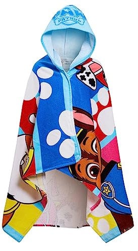 PAW Patrol Kapuzenhandtuch 100 Prozent Baumwolle Skye Chase Poncho Kinder Strandtuch Jungen Badetuch Mädchen Schwimmumhang Umkleidebademantel