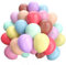 WAREHOUSE Ballon couleur 50 Pièces 12 30 cm, Ballon Gonflable Hélium, ballons d'anniversaire,Décoration pour Anniversaire, mariage,Baptême, décoration de diplôme. (Mixa-27)