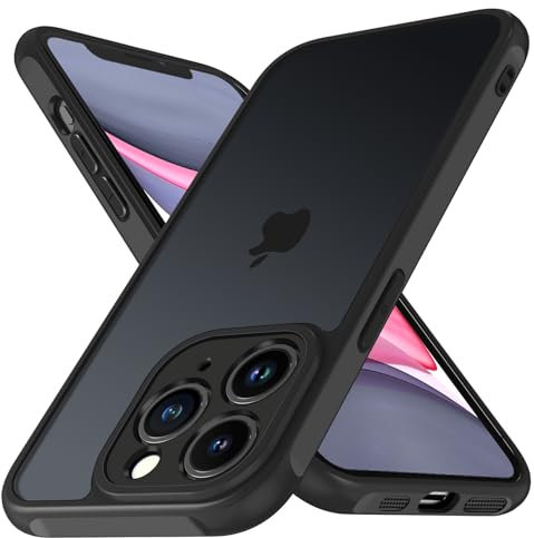 iVoler Cover Opaca per iPhone 11 Pro Max 6.5 Pollici, [Protezione Della Fotocamera] [Antiurto di Grado Militare] Custodia Traslucida Posteriore Ultra Sottile Anti-Impronte Protettiva Case