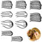 10 Pièces Pince Chignon, PARFCO Epingle Cheveux Femme, Peignes à Cheveux Décoratifs, Outils de Coiffure, 5 Modèles Différents, Adaptés à de Nombreuses Coiffures