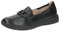 CAPRICE Damen Slipper aus Leder Bequem, Schwarz (Black Nappa), 42 EU