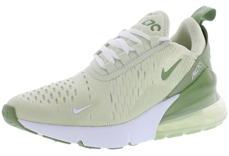 Nike Damen Gymnastikschuhe Sneaker, Sea Glass/Oil Green-White, 40.5 EU