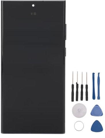 S22 Ultra Europäische Touchscreen-Display-Digitizer-Baugruppe mit Rahmen, Fingerabdruck-Funktion, Reparaturwerkzeuge Zum Austausch