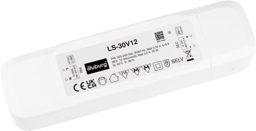 LED Trafo 12V 30W Flackerfrei für LED Strip Lampe LED Netzteil Treiber Transformator Driver Power Supply