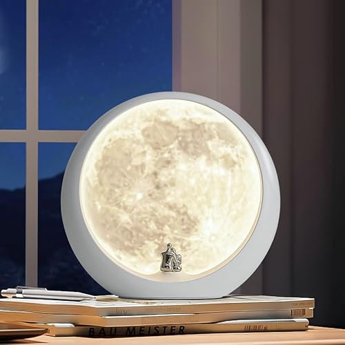 RexDigi Super Mondlampe Für Hochzeitstag Geburtstag Valentinstag Weihnachten Inneneinrichtungsbeleuchtung