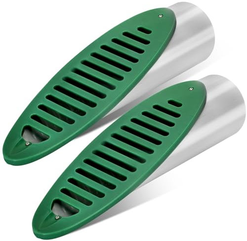 Abflussstrahler, abgewinkeltes Abflussrohr, abgewinkelter Abflussstrahler für Sumpfpumpenentladung und Dachrinnen-Fallrohrverlängerungen, kompatibel mit 10,2 cm Anschlüssen, 2 Stück