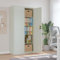 ShGaxin Aktenschrank Hellgrau 90x40x180 cm Stahl, Metallschrank, Werkstattschrank, Werkzeugschrank, Büroschrank, Lagerschrank, Garagenschrank, Stahlschrank - 339753