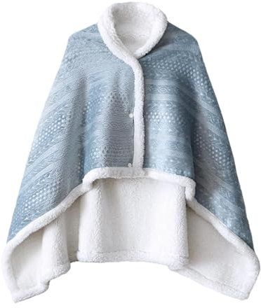 Goowafur Tragbare Decke für Erwachsene, tragbare Decken für Frauen | Tragbarer, bequemer Poncho-Überwurf,Gemütliche Loungewear, Plüsch-Umhang, Schoßdecke für den Winter, Lammfell für Erwachsene und
