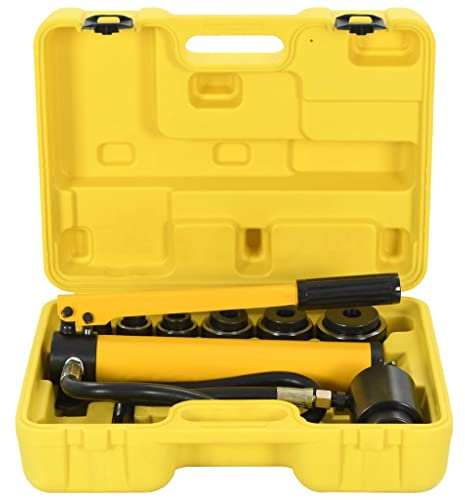 Xichuzi Pinza Crimpatrice Idraulica Maniglia Ergonomica Testa Girevole Leva con Bracci Estensibili Piegatrice Piegatubi 22-60 mm
