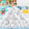 HYOJCWU Filterbälle Pool 800g,Filter Balls,Sandfilteranlage Filterballs,Filterbälle für Pool,Filterpumpe,Aquarium Sandfilter,Poolreinigung Zubehör,für Pool Sandfilter,Schwimmbad,Filterpumpe