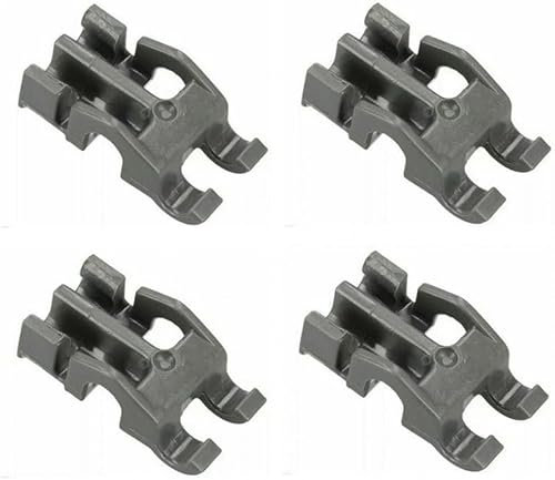 RYELDOM - Set di 4 clip per cestello lavastoviglie inferiore compatibile con Whirlpool