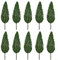 YJDOORPLAY Lot de 10 arbres miniatures de 15 cm - Mini diorama - Train - Arbres miniatures d'architecture pour paysage de bricolage