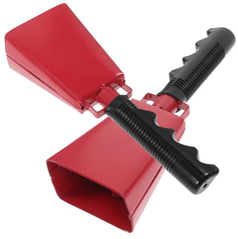 Garneck 2stücke Kuhglocke Handglocke Geräuschmacher Für Fußballspiele Lautstarker Cheer Bell Für Sportveranstaltungen Stilvolles Design Klare Töne Für Feiern Und Unterhaltung