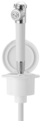 Outboard Shower Head for Speedboat, Stainless Steel Shower Box, Esterno Yacht Boat Recessed Pull-out Transom Showerl (4M)