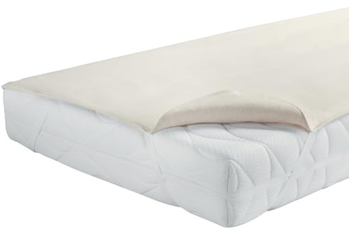 sleepling Molton Matratzenschoner 90x200 cm, 100% Baumwolle, Matratzenauflage 90x200cm mit Eckgummis, Atmungsaktiver Matratzenschutz, Betteinlage, Made in Germany, Oeko-TEX 100, Kochfest bis 95 Grad
