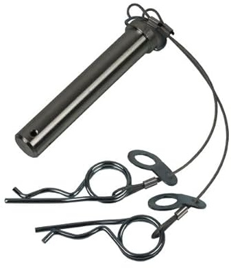 COBEL Replacement Pin & Clip With Cable For Dual Hitch Road 50MM Tow Ball 25MM X 142MM