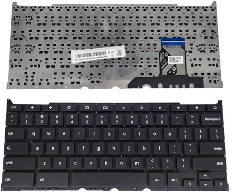 ZYJOZMD Tastiera USA per Samsung per Chromebook XE501C13 S02US K02US XE500C13 Tastiere per PC Notebook in Inglese BA59-03897