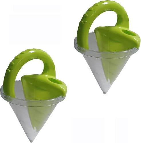 Spilling Funnel Beach Toy, Sand Castle Funnel Toy, DIY Beach Sand & Water Mixing Tool, Ideal Beach Toys for Spectacular Creations (2PCS)