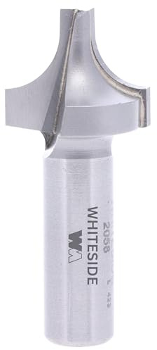 Whiteside Router Bits 2058 Plunge Round Over Bit with Plunge Point 3/8-Inch Radius, 1-Inch Large Dia