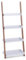 Zeller 18632 Leiter-Regal mit 4 Böden, Bamboo/Mitteldichte Holzfaserplatte (MDF), 55 x 30 x 145 cm, weiß