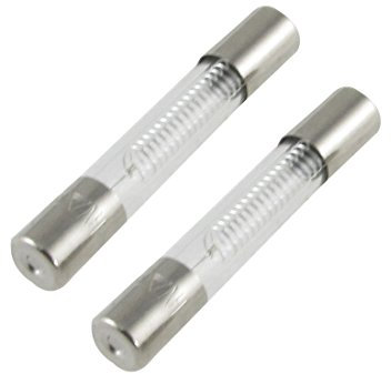 sourcing map Horno microondas 0.7A 5KV Tubos de fusibles de vidrio axiales 6 mm x 40 mm 5 piezas