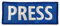 PRESS Big XL 10x4 Zoll Weste Taktischer Bestickter Nylon Klettverschluss Aufnäher