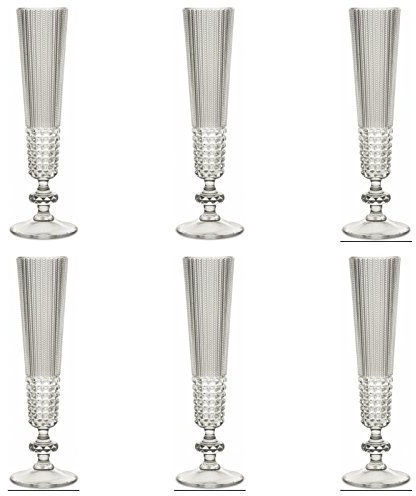 Set 6 Flutes champagne in Acrylic Chic & Zen 01