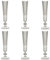Set 6 Flutes champagne in Acrylic Chic & Zen 01