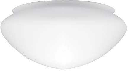 Westinghouse Lighting 8704540 Lampenschirm 13,1 cm aus satiniertem Glas, Pilzform, weiß, 14.3 x 17 x 8.51 cm