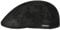 Stetson Texas Leder (Pigskin) Schiebermütze Herren - Ledermütze mit Baumwollfutter - Schirmmütze (Schirmlänge ca. 4.6 cm) - Flatcap aus Leder - Flat Cap Sommer/Winter schwarz S (54-55 cm)