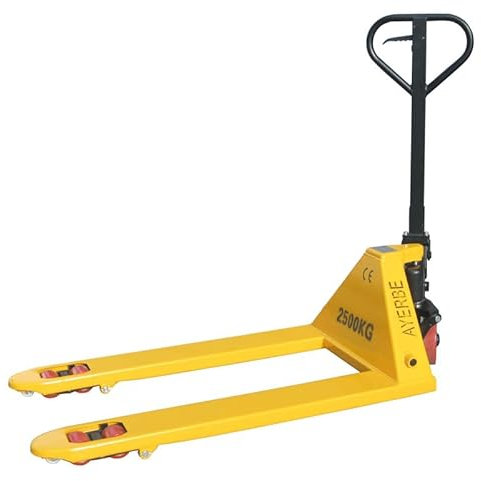 Ayerbe AY-2500-PA Transpaleta Manual con Pala Ancha, Capacidad de 2.500 Kgs