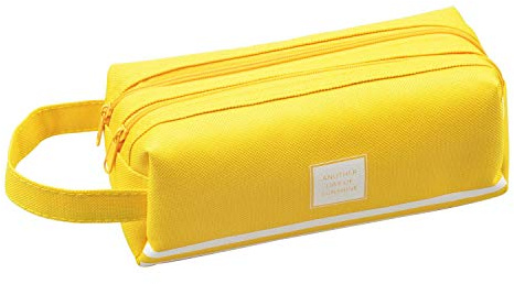 Ulalaza Großes Fassungsvermögen, Federmäppchen, Make-up-Tasche, Aufbewahrungstasche, Organizer, Halter, Bürobedarf