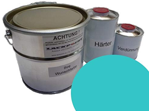 Lackpoint Autolack 2 Komponenten DDR Trabant Aquarienblau (1 Liter Set)