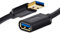 USB 3.0 Extension Cable 4M, TanQY USB 3.0 High Speed Extender Cord Type A Male to A Female for Playstation, Xbox, USB Flash Drive, Hard Drive, Card Reader,Scanner,Printer,Keyboard (4M)
