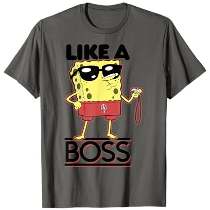Spongebob Schwammkopf Rettungsschwimmer Wie EIN Boss T-Shirt