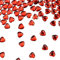 Aupawdy 1000 Stück Rot Herzen Diamantkristalle Acrylic Heart Diamanten Herz Deko Kristalle Konfetti Diamanten zum DIY Verzieren Dekoration Hochzeit Verlobung,Valentinstag