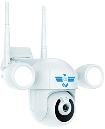 ITALIAN ALARM - Telecamera Wi-Fi Esterno, Videocamera Sorveglianza Esterno HD con Visione Notturna, Telecamera Senza Fili con Rilevamento Movimento, Gestione da Smartphone. Video Tutorial Italiano