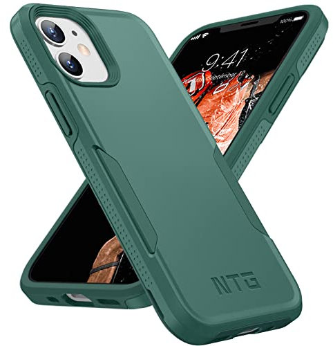 NTG Shockproof Designed for iPhone 11 Case [2 Layer Structure Protection] [Military Grade Anti-Drop] Lightweight Shockproof Protective Phone Case for iPhone 11 6.1 inch, Midnight Green