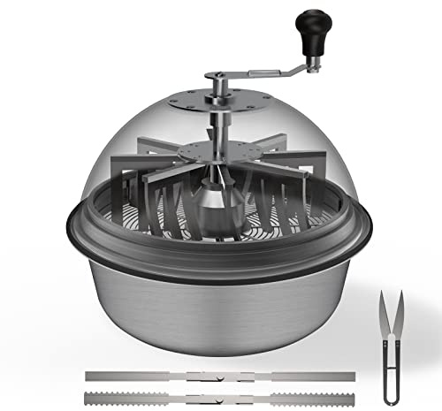 AC Infinity Bud Bowl-Trimmer 43 cm | Klare Sichtkuppel mit scharfen Edelstahlklingen, zum Drehen von Blättern, Knospen, Blumen, Hydrokulturpflanzen