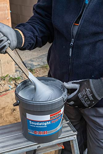 Soudal Soudatight luftdichte Hybrid-Polymer-Beschichtung ist eine luft- und regendichte Flüssigkeitsmembran auf Basis von Hybrid-Polymer-Technologie, 600 ml, Grau