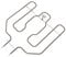 sparefixd for Bosch HBN331E0B HBN331S0B Grill Oven Element Top 2350W