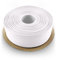 Netuno 1 x Ripsband gerippt weiß 25 mm x 22 m Polyester Band Schleifenband Geschenk Deko-Band Stoffband Nähen Basteln Hochzeit Dekoration Verpacken Ripsbänder