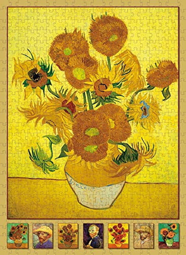 Adult Jigsaw 2000 Pieces Van Gogh Sunflower Intellectual Development For Children