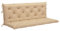 WIFESE Auflage für Hollywoodschaukel 150x50x7 cm Sitzkissen Bank Bankauflage Kissen Outdoor Bierbankauflagen Sitzpolster Bank Sitzauflagen FüR BäNke RüCkenpolster Beige