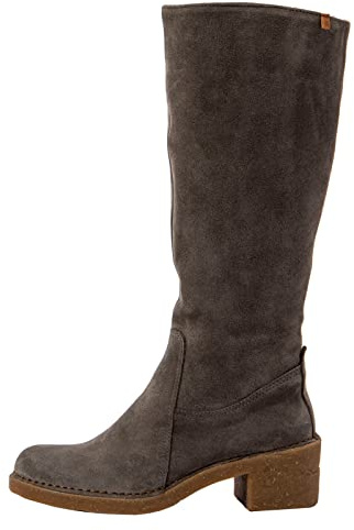 El Naturalista Damen Klassische Stiefel TICINO, Frauen Stiefel,Wechselfußbett,Warmfutter,langschaftstiefel,schlupfstiefel,GRAFITO,36 EU / 3.5 UK