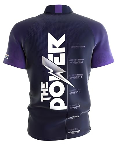 Target Darts Phil 'The Power' Taylor 2023 Edition Coolplay Collared Pro Darts Shirt