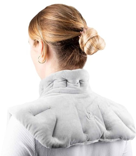 for you Cojín térmico con mijo y lavanda | Cojín de granos con aroma para cuello, hombros y espalda